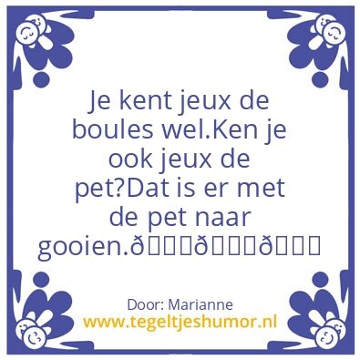 Tegeltje: Spel