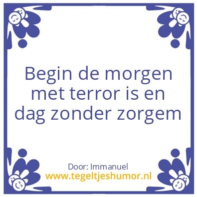 Tegeltje: Terror