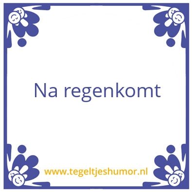 Tegeltje: aa