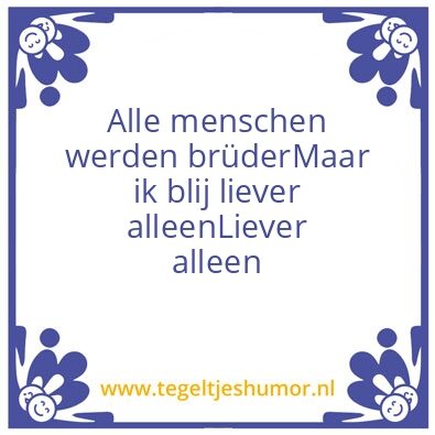Tegeltje: A