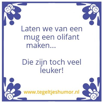 Tegeltje: waar