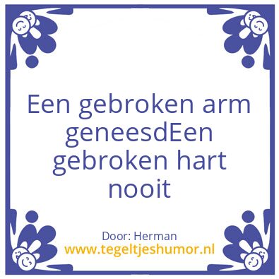 Tegeltje: Herman