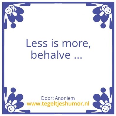Tegeltje: A