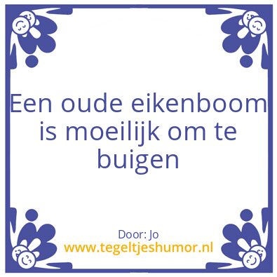 Tegeltje: Eik