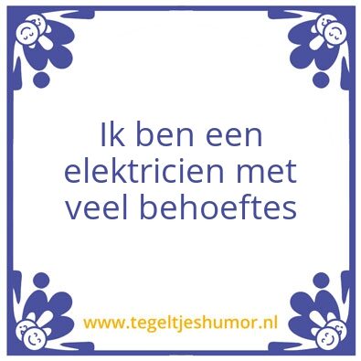 Tegeltje: Ele