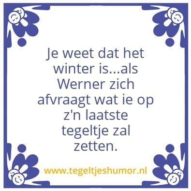 Tegeltje: test