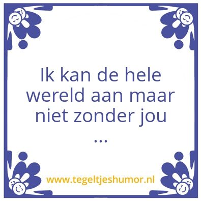 Tegeltje: Samen