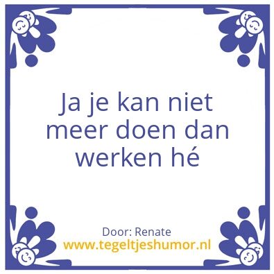 Tegeltje: Test