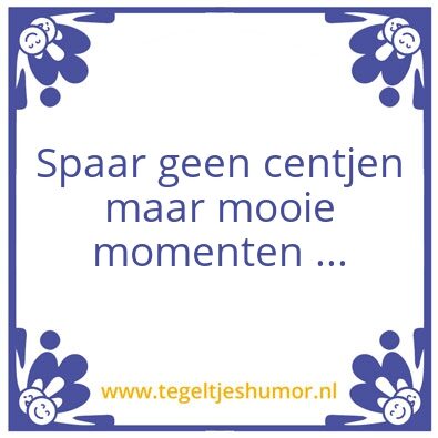 Tegeltje: Tegel