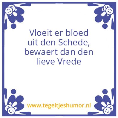 Tegeltje: Schat