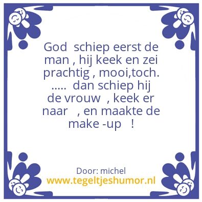 Tegeltje: De Schepping