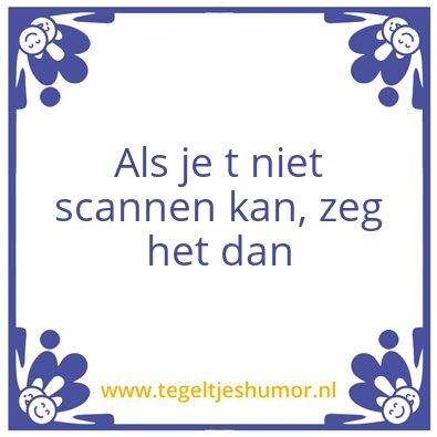 Tegeltje: Dick
