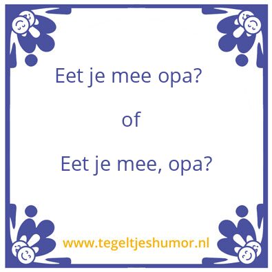 Tegeltje: Opa