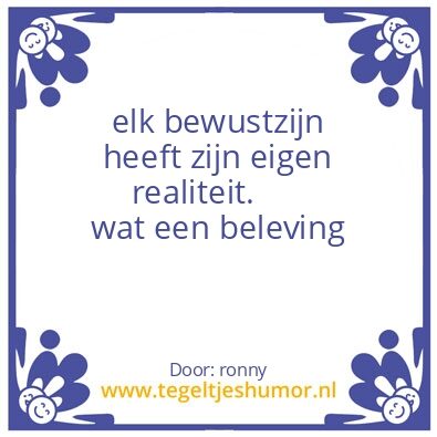 Tegeltje: eigen