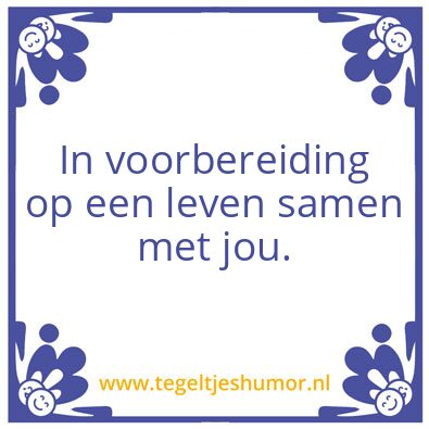 Tegeltje: Geduld