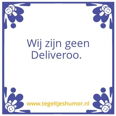 Tegeltje: #1
