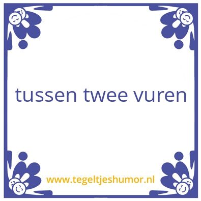 Tegeltje: vuur