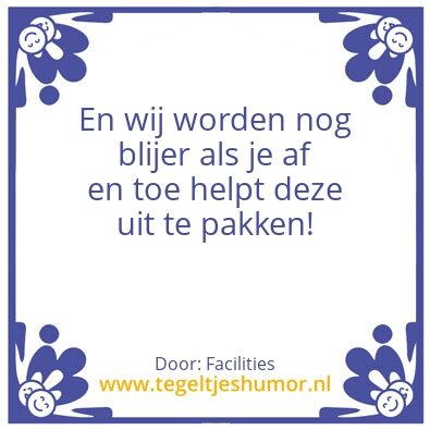 Tegeltje: test