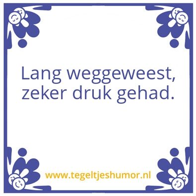 Tegeltje: Lang