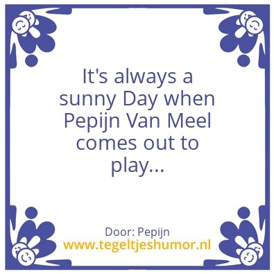 Tegeltje: Play