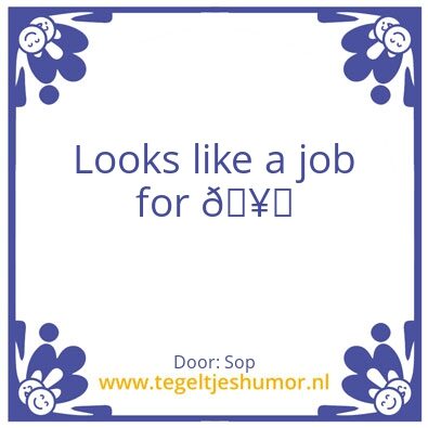 Tegeltje: St