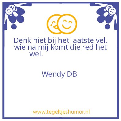 Tegeltje: toiletbezoek