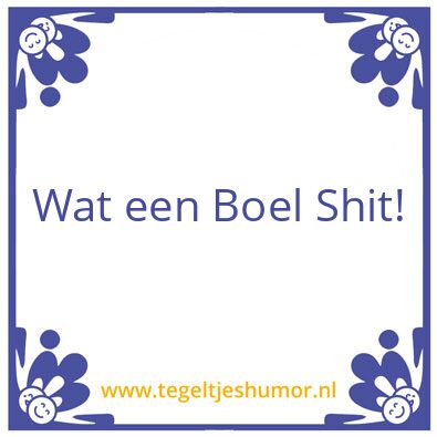 Tegeltje: Wc