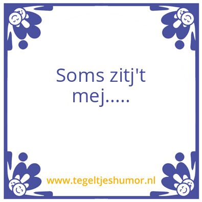 Tegeltje: DAP