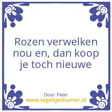Tegeltje: Rozen