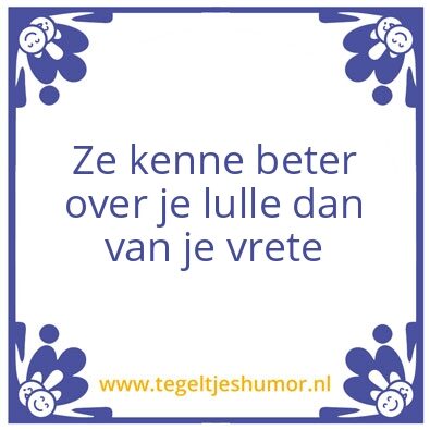 Tegeltje: Lullen