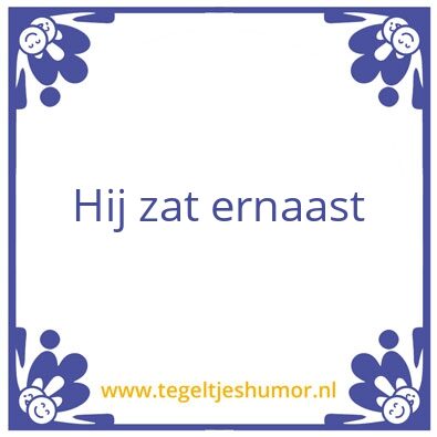 Tegeltje: Tom