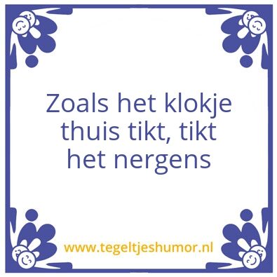Tegeltje: DM