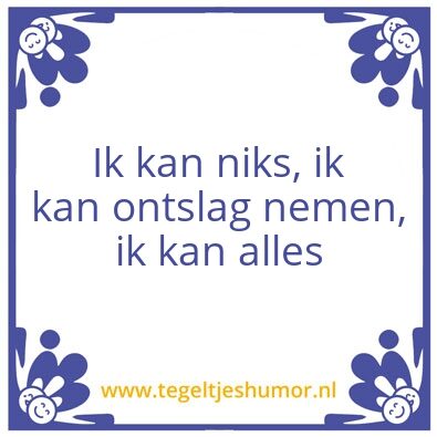 Tegeltje: test