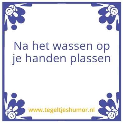 Tegeltje: a