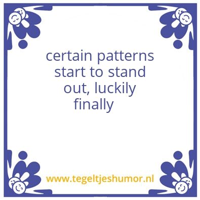 Tegeltje: Wisdom