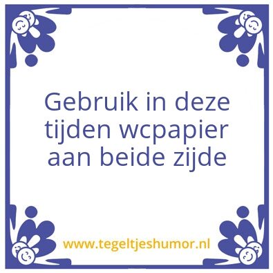 Tegeltje: v