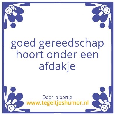 Tegeltje: bertus