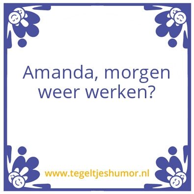 Tegeltje: ja