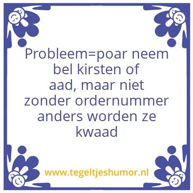 Tegeltje: Gvt