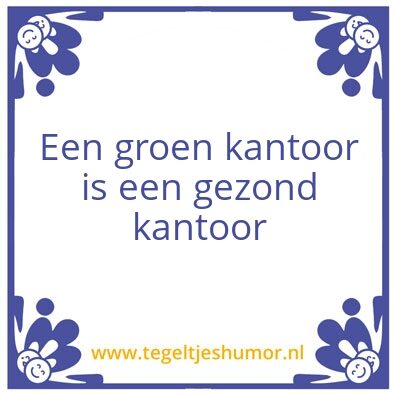 Tegeltje: Groen