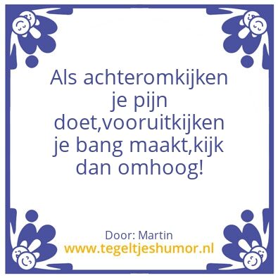 Tegeltje: Bemoediging