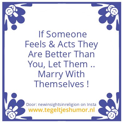 Tegeltje: Face It …