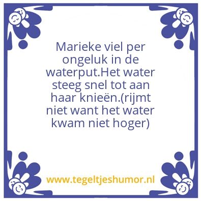 Tegeltje: jj