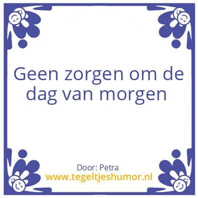 Tegeltje: Zorg