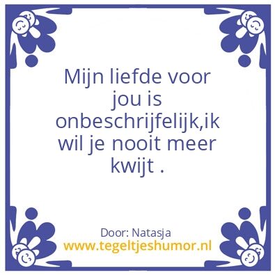 Tegeltje: Leslie