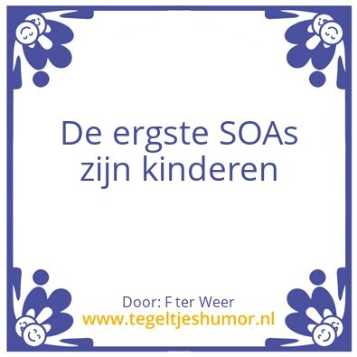 Tegeltje: SOA