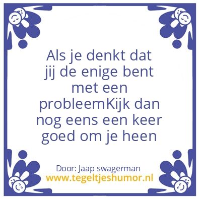 Tegeltje: Probleem.