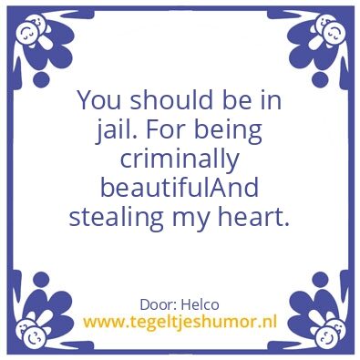 Tegeltje: She…