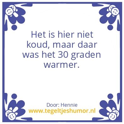 Tegeltje: Winter