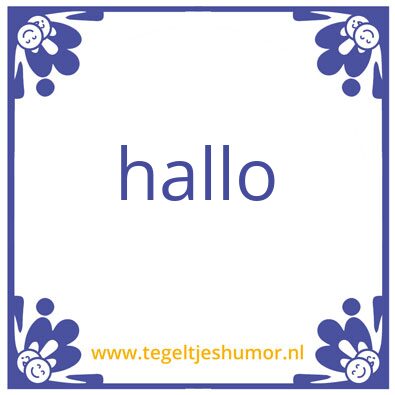 Tegeltje: Marco